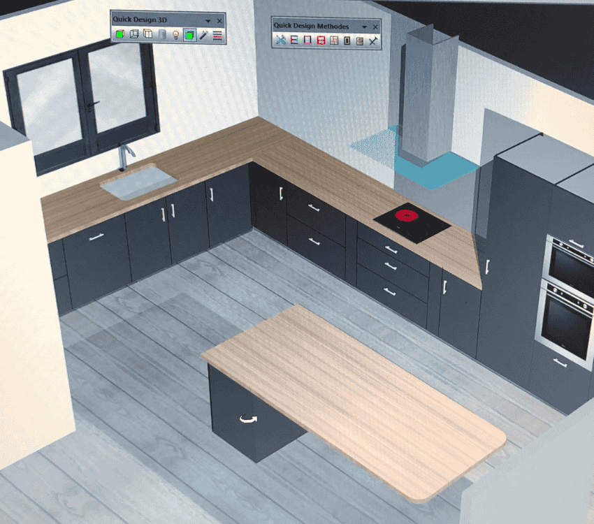 plan de cuisine sur mesure à salies de bearn